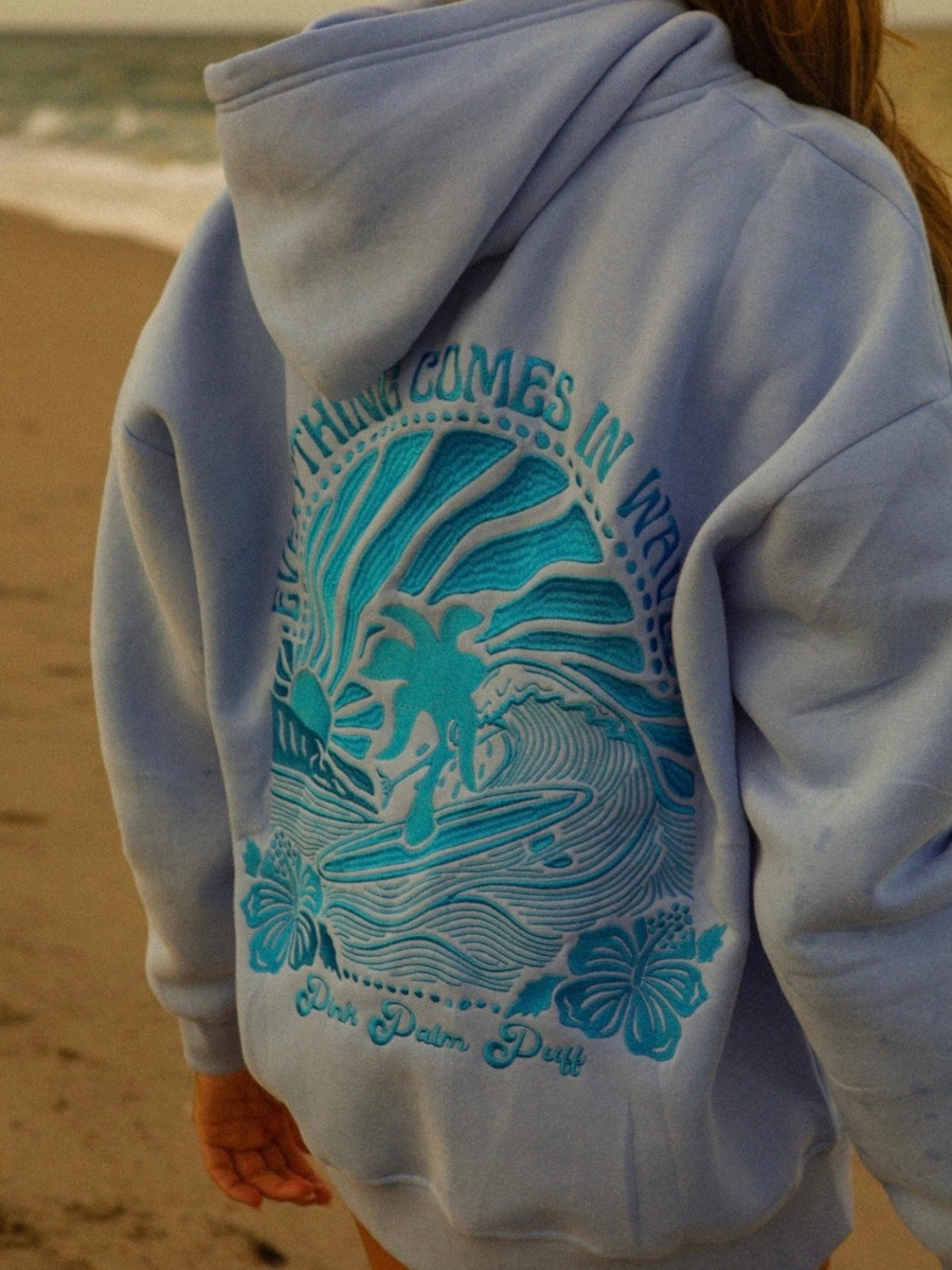 Viral Chasing Sun-Set Hoodie™ Blauw