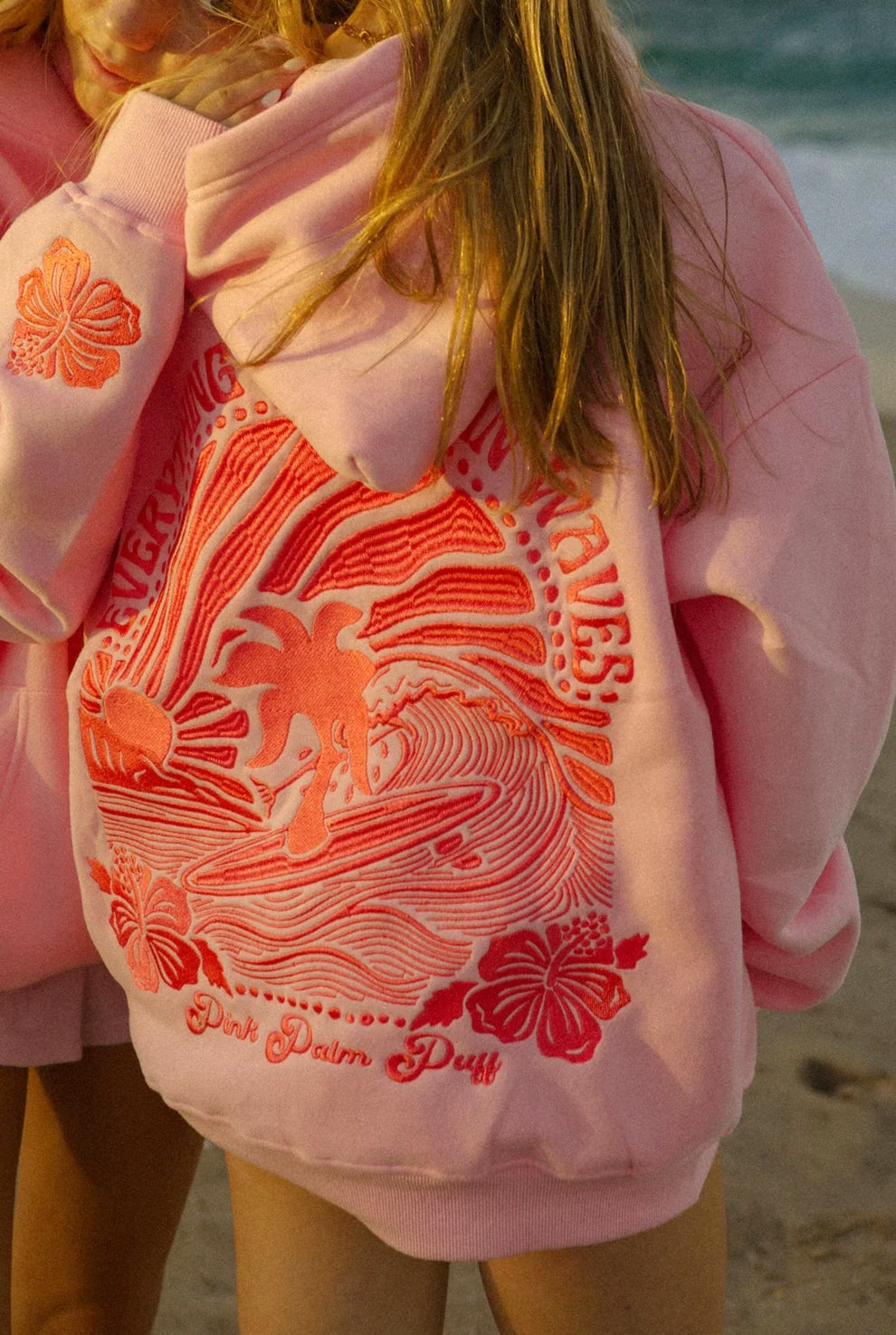 Viral Chasing Sun-Set Hoodie™ Roze